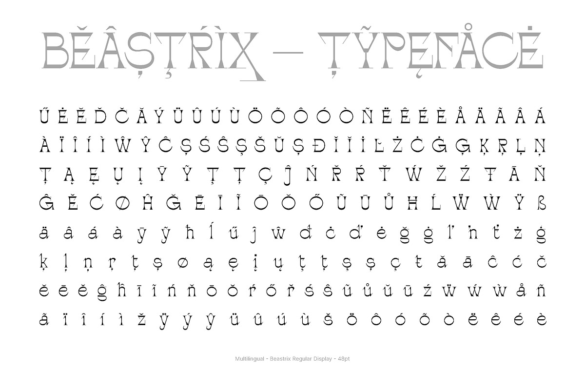 AO Beastrix - Display Typeface, a Font by OwunStudio (Photo 7 of 22)