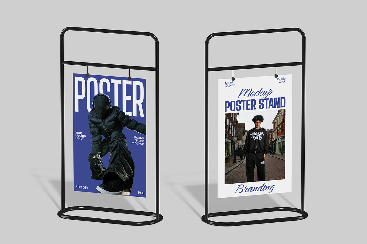 Poster Stand Mockup, an Advertising Mockup by Unerispace (Photo 4 of 5)