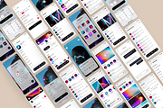 Music app UI Kit ( Figma), an UI Kit Template by Julia Shagofferova (Thumbnail 11 of 13)