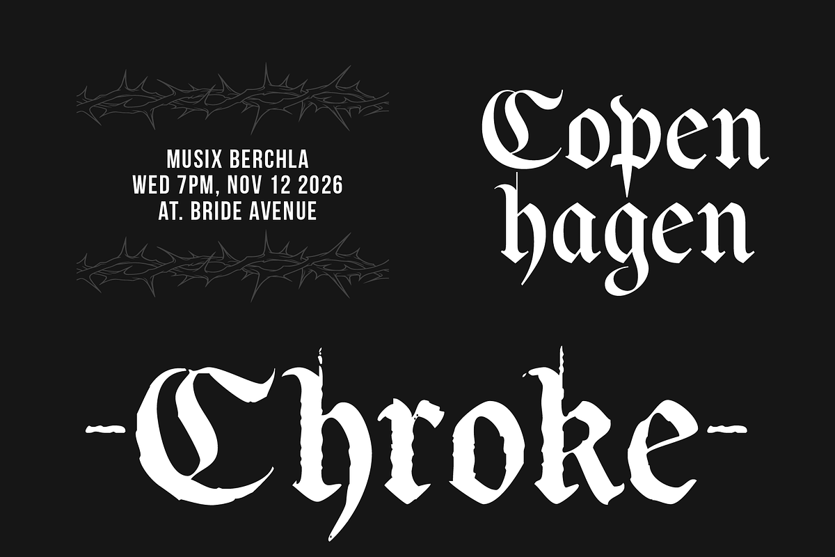 Bulldach Lettra | Blackletter Gothic, a Blackletter Font by Jolicia Type (Photo 8 of 12)