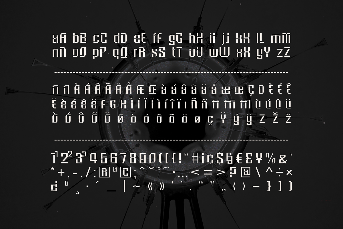 CF Bogswa - Futuristic Display Font, a Sans Serif Font by Indotype Foundry (Photo 2 of 10)