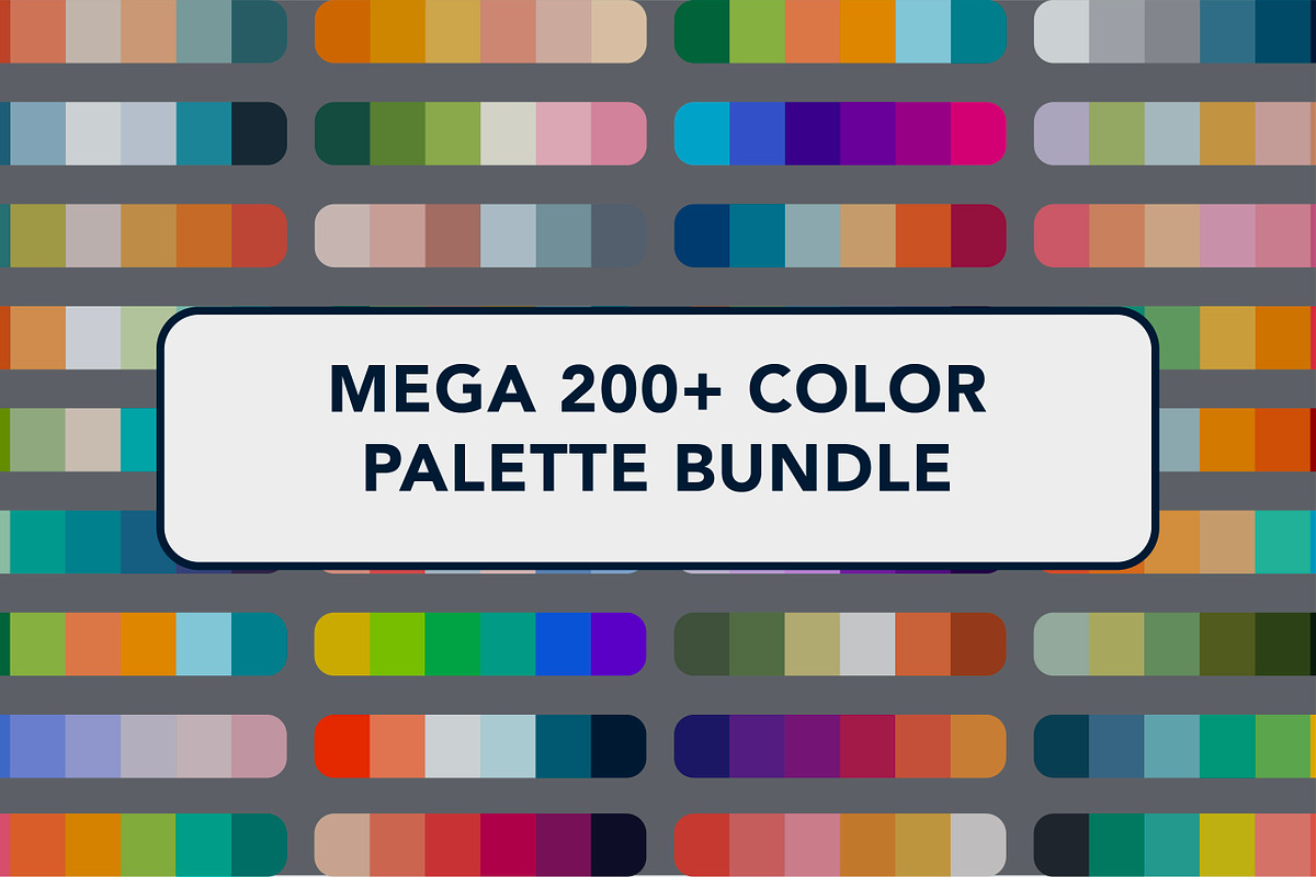 MEGA 200+ Color Palette Bundle, a Palette Add-On by Ellen Carty Design (Photo 1 of 14)
