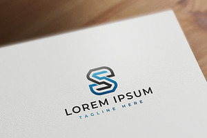S letter logo