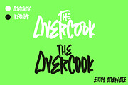 The Overcook - Graffiti Font, a Script Font by Arendxstudio (Thumbnail 2 of 9)