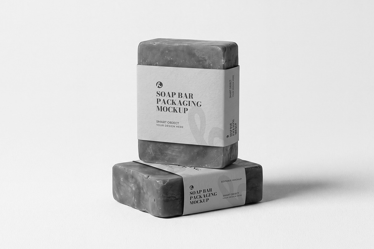 Soap Bar Packaging Mockup Set, a Packaging Mockup by graphypix (Photo 4 of 4)