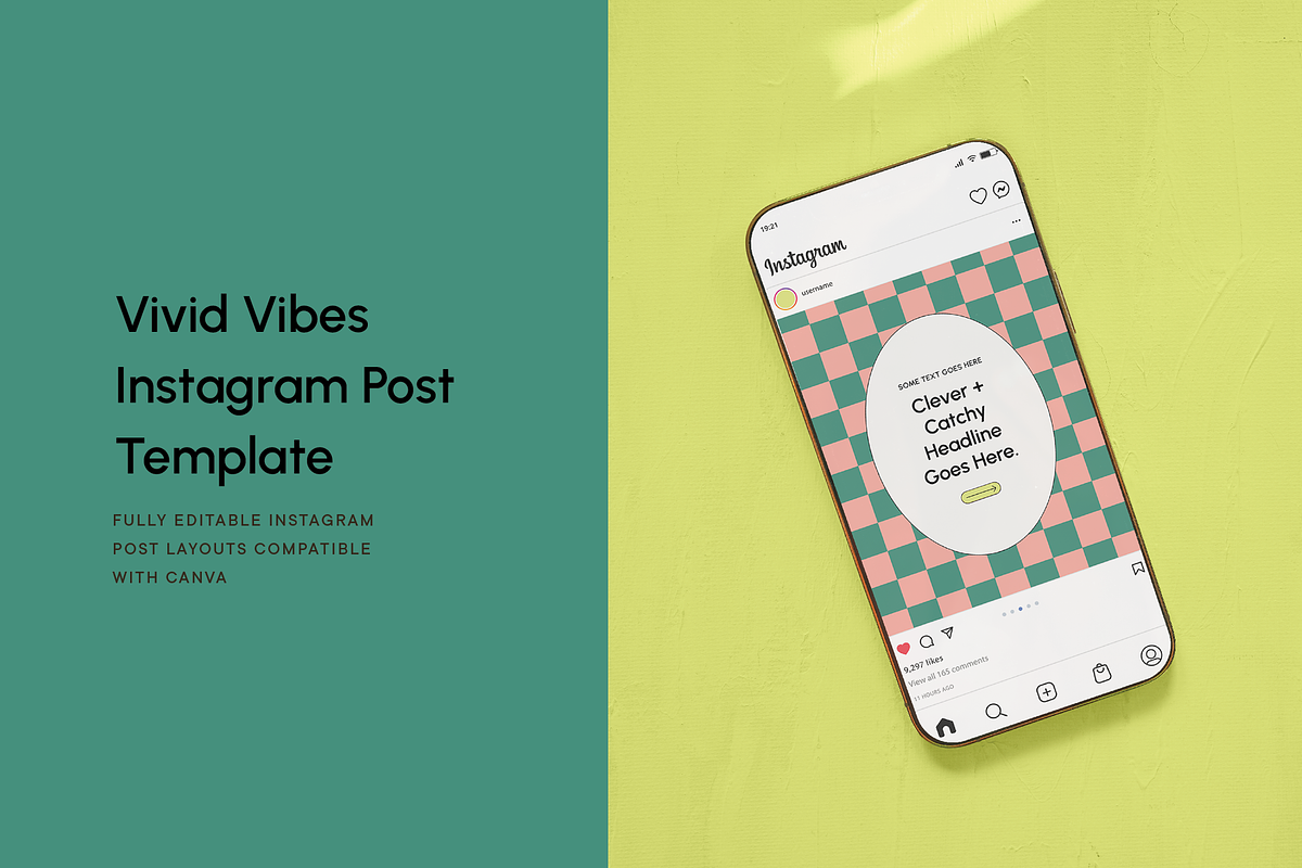 Vivid Vibes: Instagram Post Template
