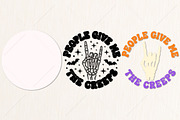 People Give Me The Creeps Laser Cut, an Object Graphic by Canvas Craft (Thumbnail 6 of 6)