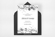 Black Eucalyptus Wedding Suite, an Invitation Template by Azka Creative (Thumbnail 2 of 5)