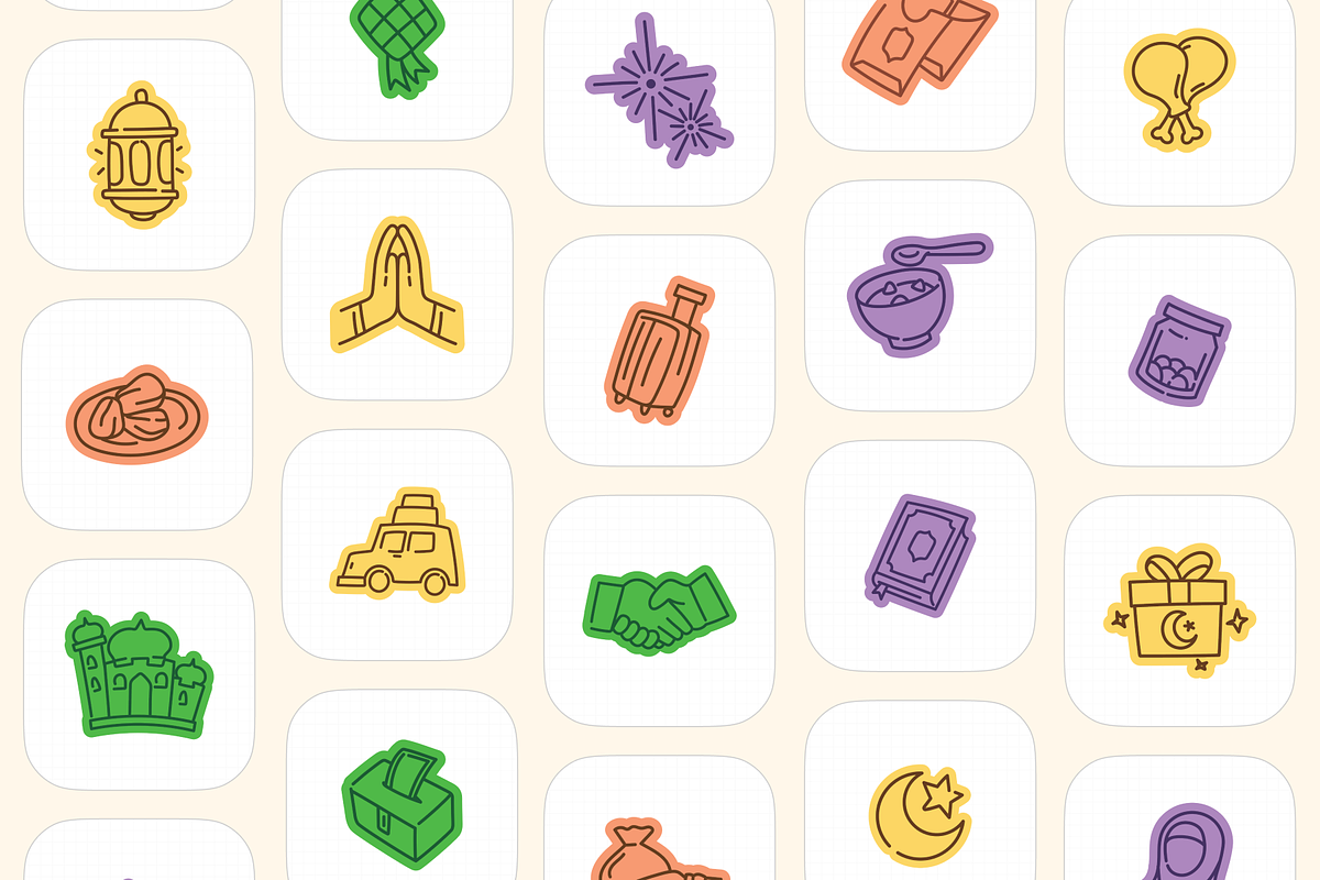 Handdrawn Eid al-Fitr Aesthetic, an Object Graphic by Illustrava (Photo 5 of 9)