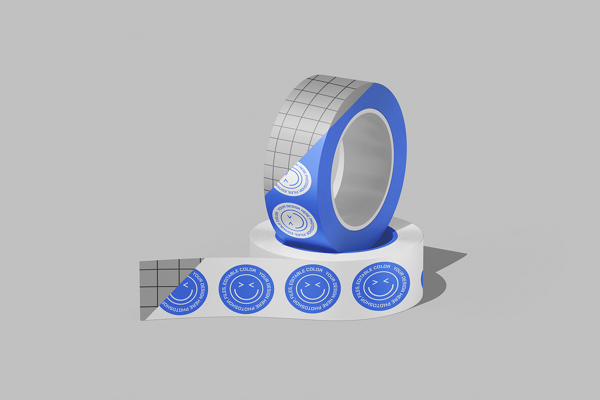 Sticker Roll Mockup, a Household Mockup by Unerispace (Photo 2 of 2)