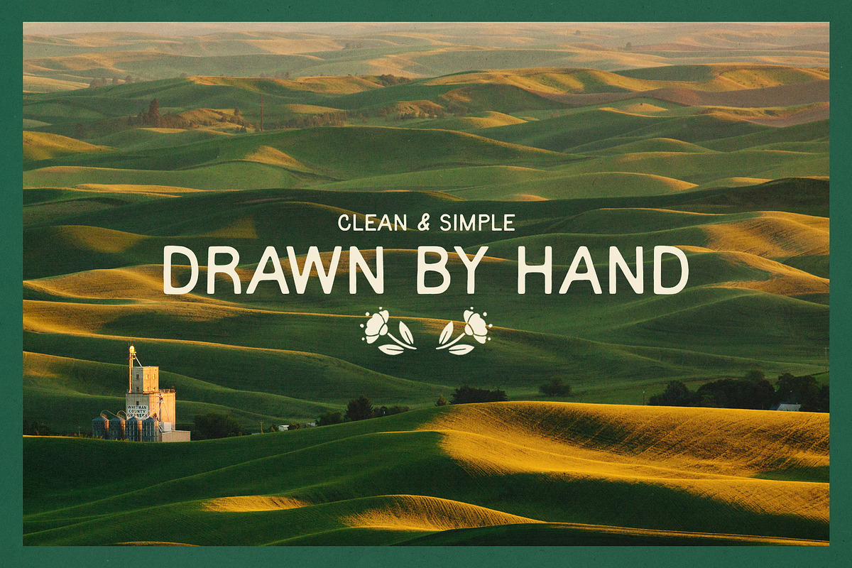 PALOUSE | Hand Drawn Sans Serif Font, a Sans Serif Font by Victory Garden Studio (Photo 2 of 3)