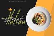 Nissibi Regular Signature Font, a Sans Serif Font by essegraphic (Thumbnail 1 of 11)