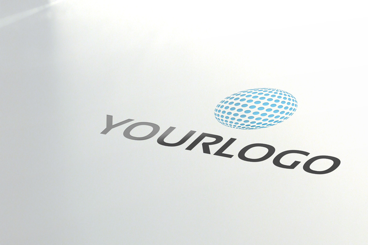 White Plastic Logo Mockup, a Product Mockup by LogoBuy (Photo 2 of 2)