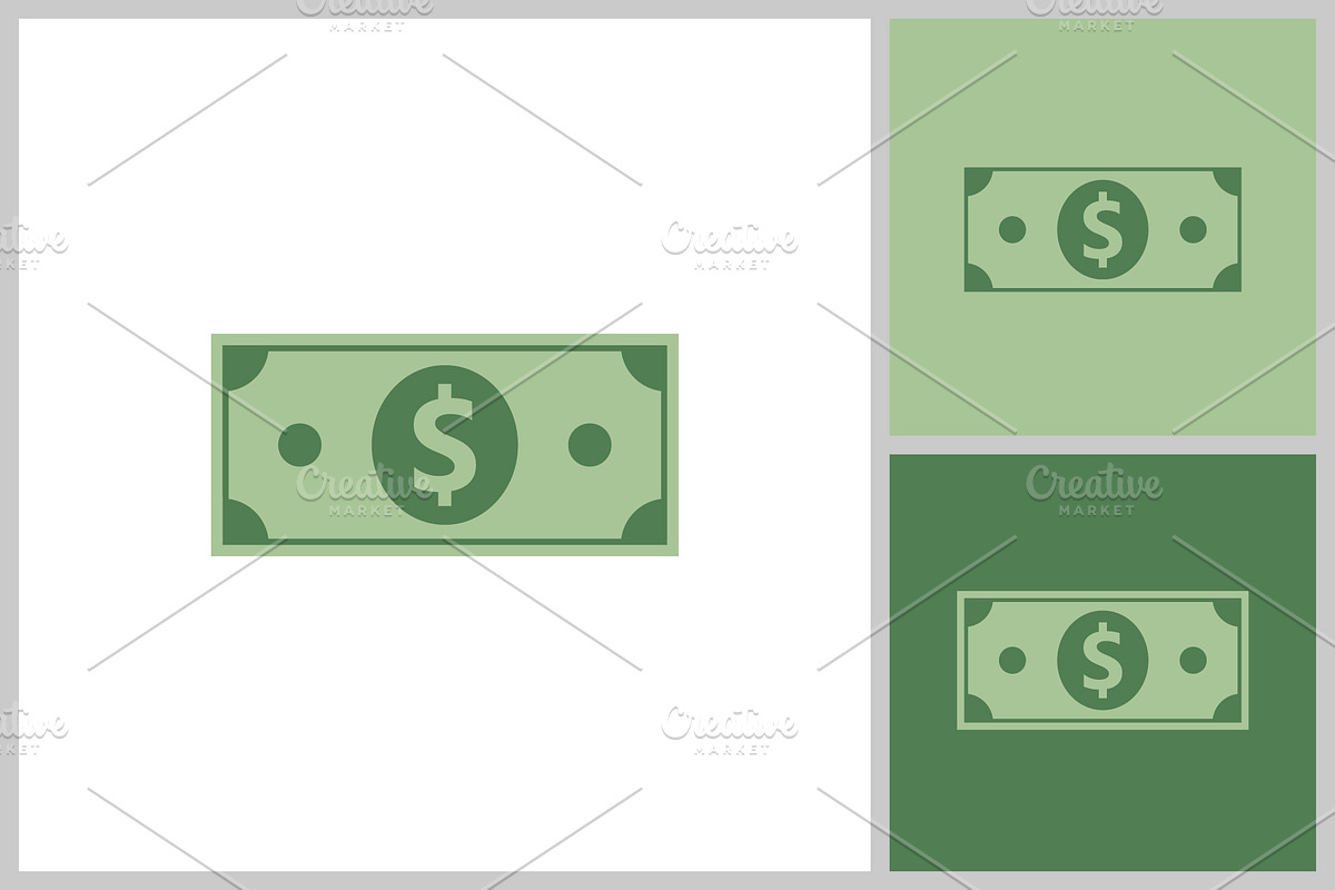 Investment money vector design templ, a Solid Icon by quadrazo
