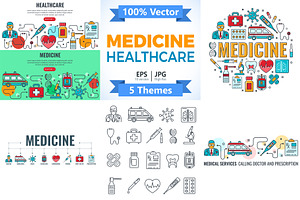 Medical Services Themes, a Healthcare Illustration by TAlex