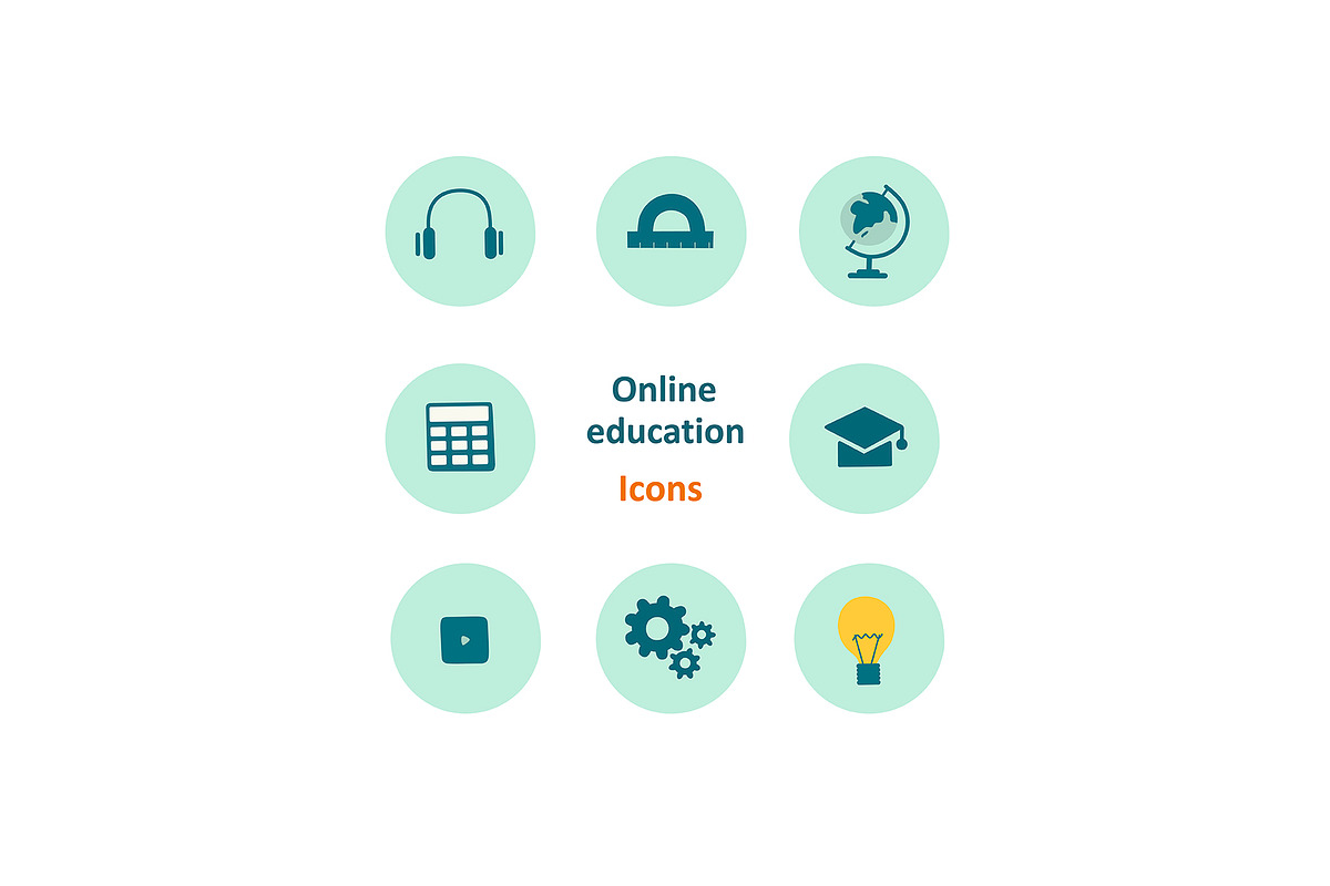Online education - illustrations, an Education Illustration by LaVika (Photo 8 of 11)