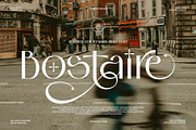 Bostaire Luxury Sans Serif Font, a Sans Serif Font by Heinzel Std (Thumbnail 1 of 15)