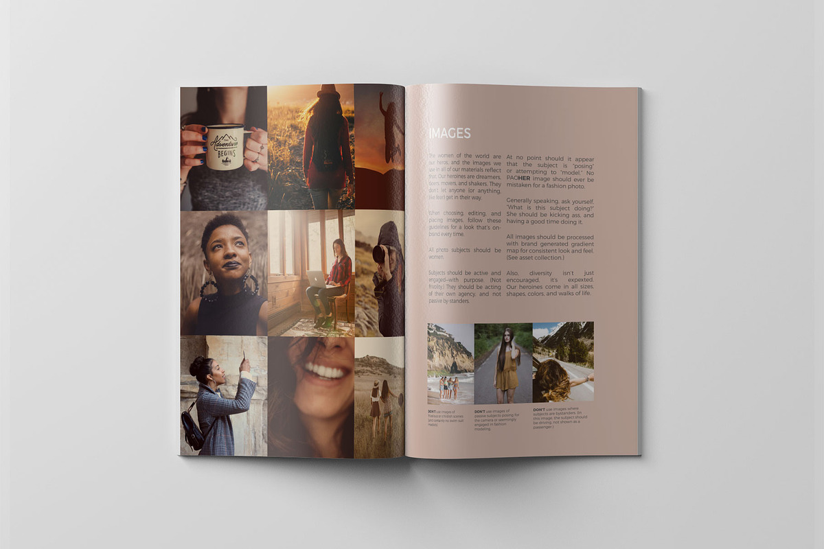 Branding Style Guide Template, a Magazine Template by Khara Plicanic (Photo 10 of 10)