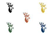 Modern Deer Geometric Logo, a Branding & Logo Template by Vectorium Studio (Thumbnail 3 of 12)