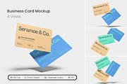 Business Card Mockup, an Advertising Mockup by seramoe (Thumbnail 1 of 5)