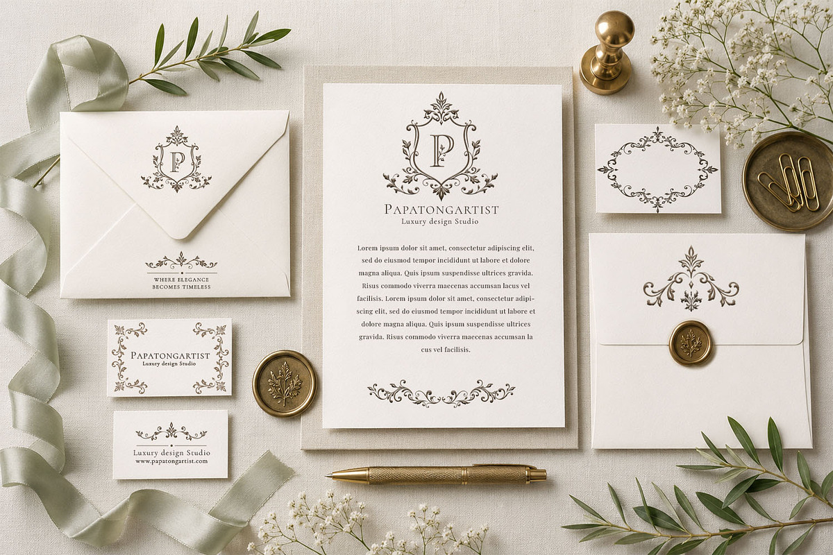 Baroque Ornament Collection, a Decorative Illustration by Papatongartist (Photo 14 of 14)