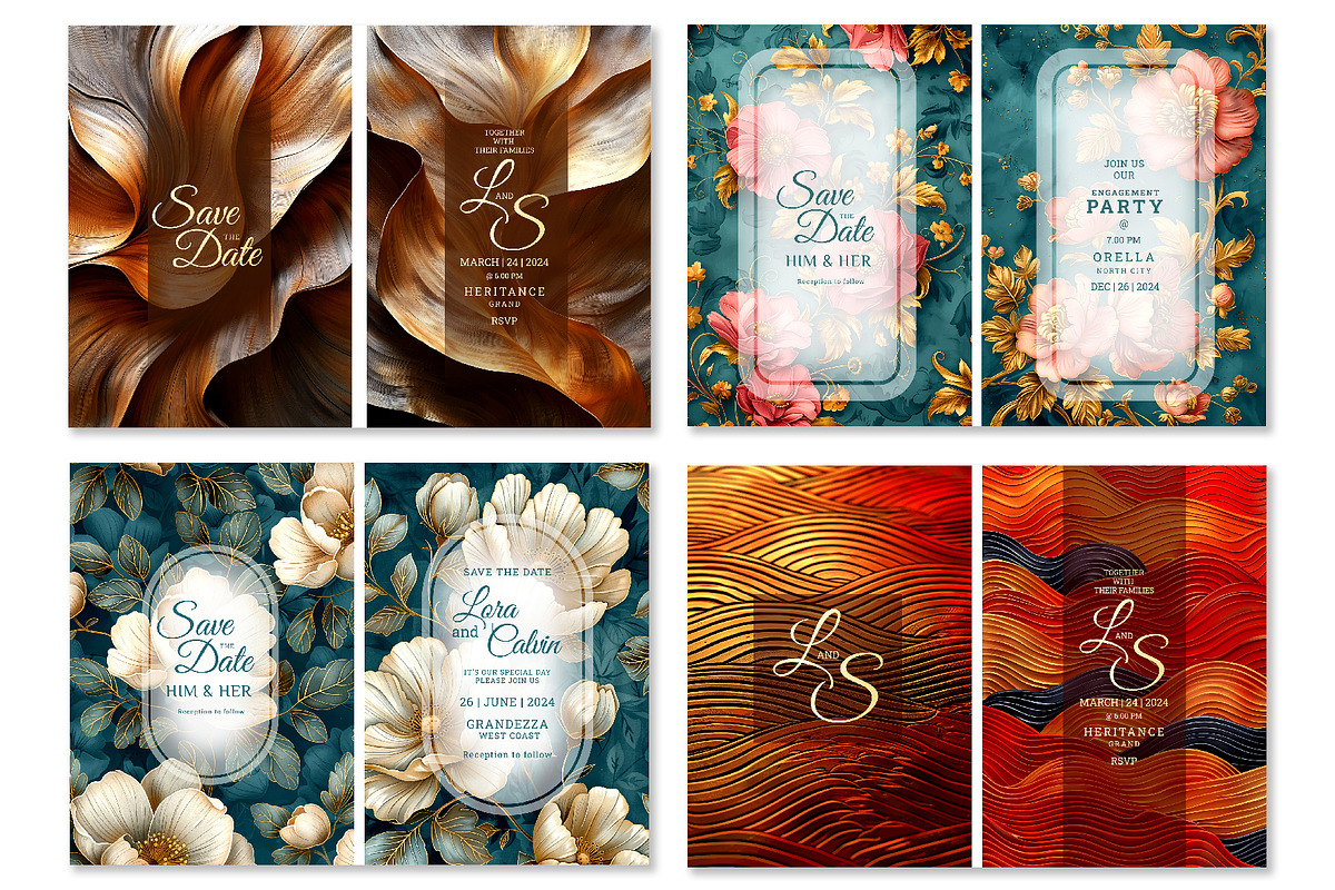 175+ Abstract Vector Invitations, an Invitation Template by M6 Gallery (Photo 123 of 126)