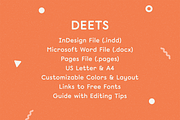 Modern Resume Template CV, a Resume Template by More Profesh (Thumbnail 5 of 6)