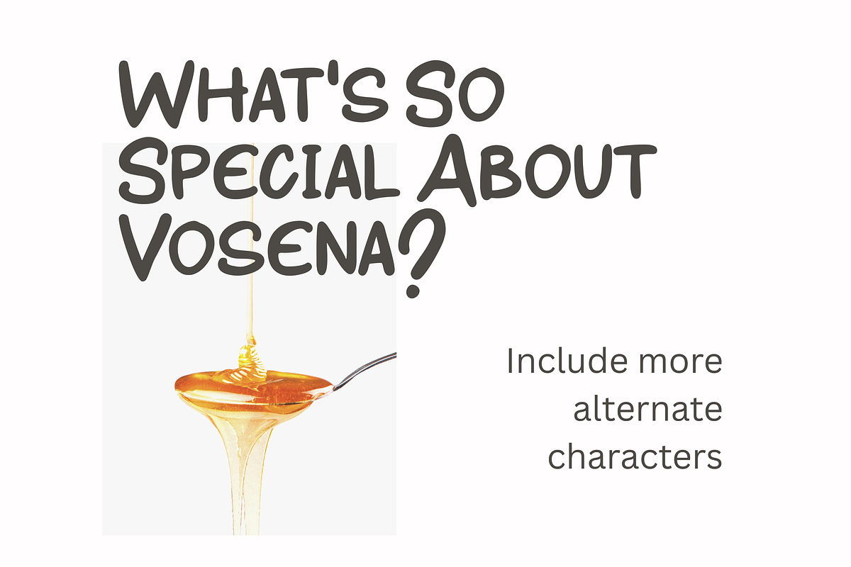 Vosena, a Handwritten Font by Gatype (Photo 6 of 12)