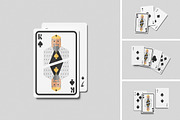 Poker Card Mockup, an Advertising Mockup by swsi-studio (Thumbnail 1 of 5)