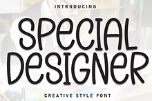 Spesial Designer | Script Font