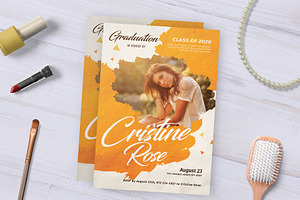 Graduation Invitation, a Card Template by lilyshop
