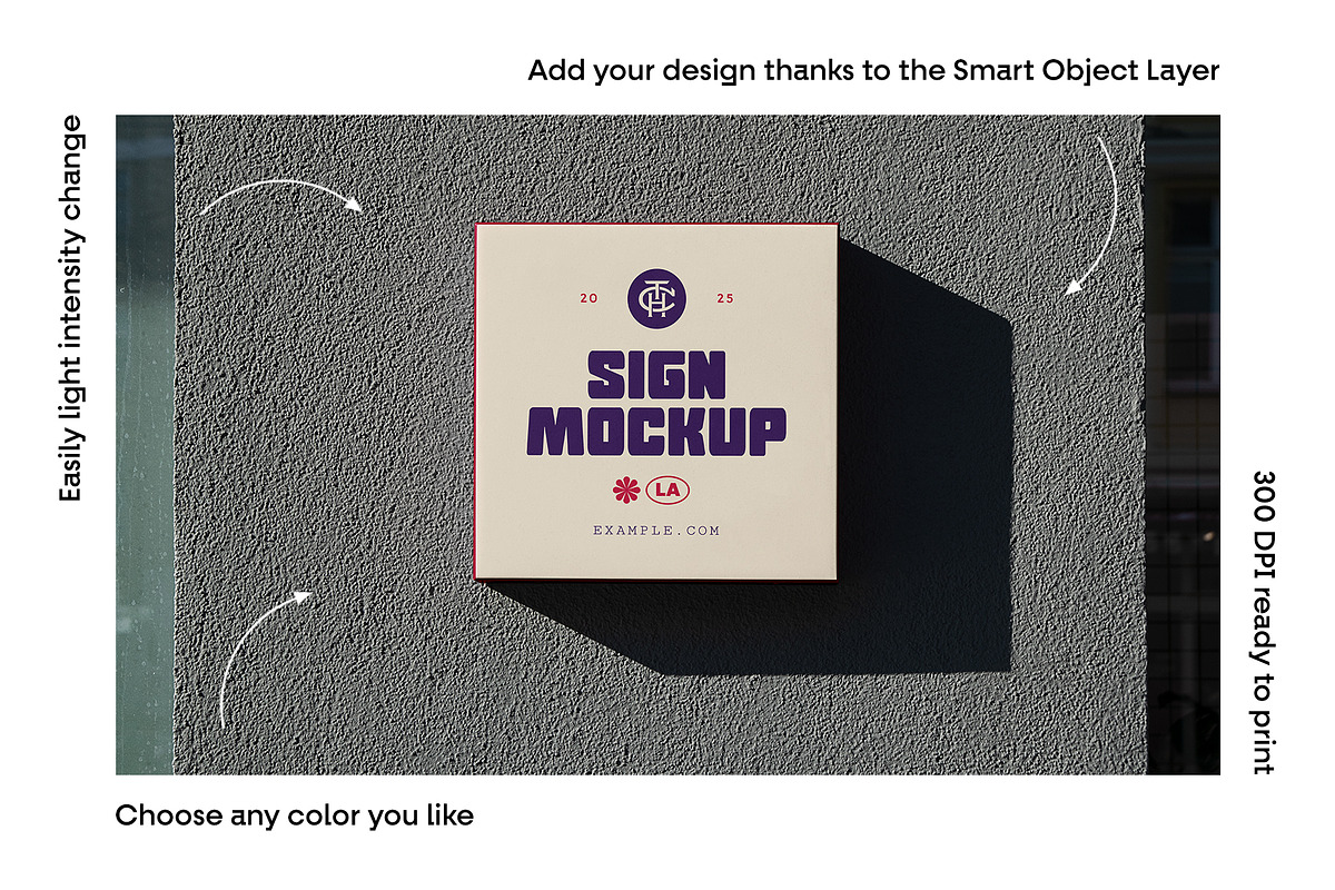 Signage Mockups vol.6 - Sign Mockups, a Mockup by MockupForest (Photo 3 of 8)