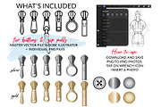 Procreate Fashion Brushes, a Decorative Illustration by Art by Lin (Thumbnail 3 of 4)
