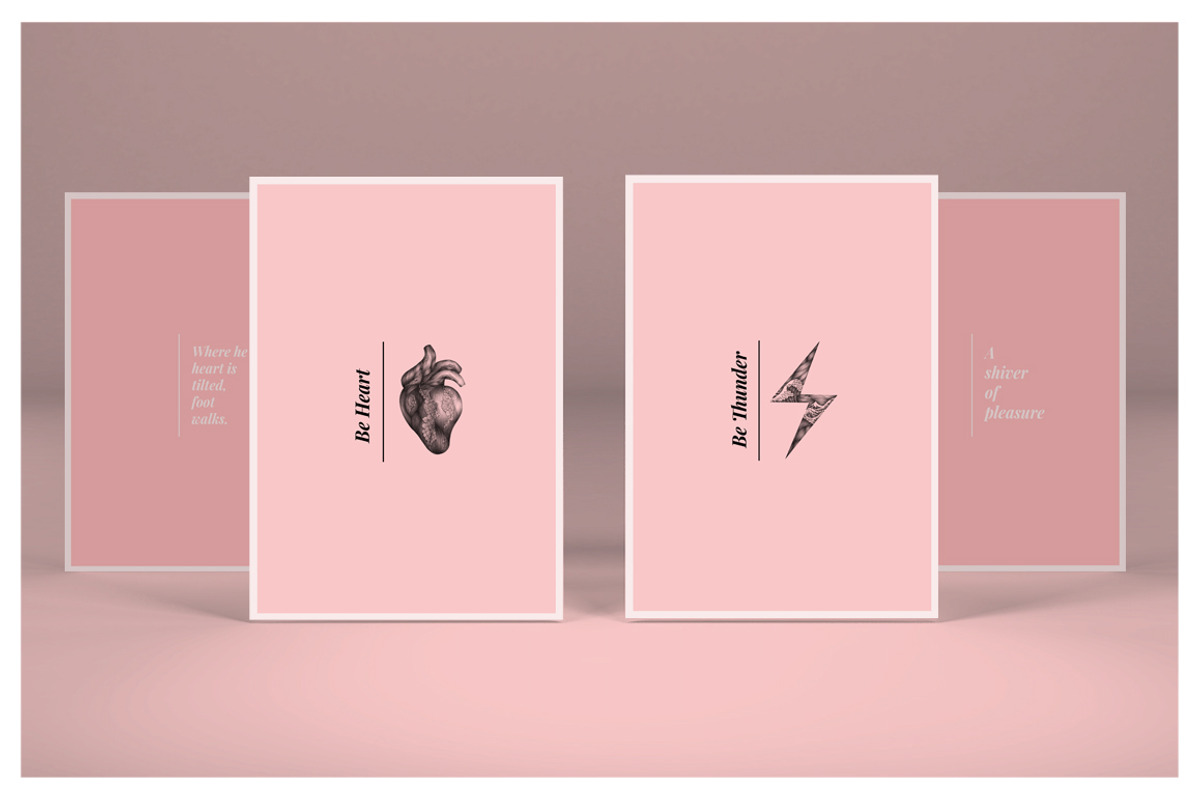 Thunder and Heart Postcard 01, a Flyer Template by Isbela  (Photo 2 of 5)