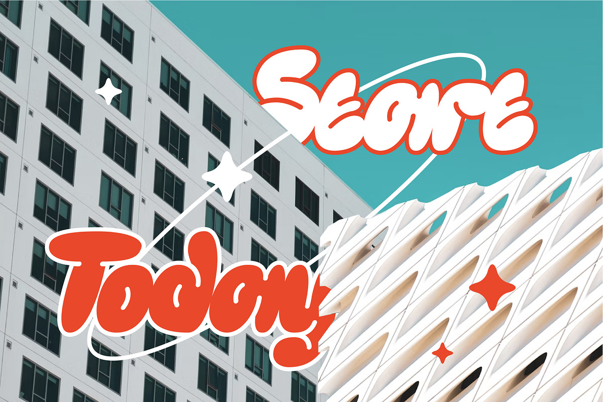 Khuby Chib Creative Bubble Font, a Script Font by Catalystco Studio (Photo 7 of 7)