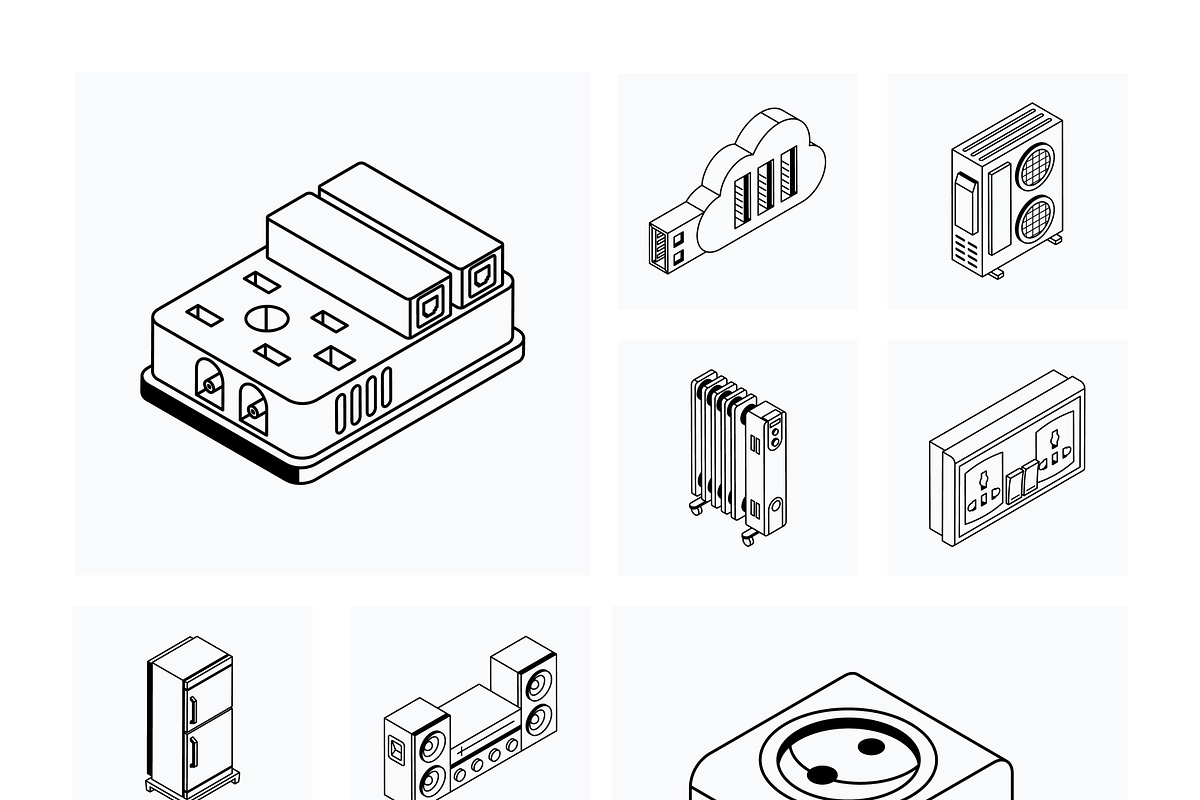 Devices Isometric Icons, a Duotone Icon by Vectors Market (Photo 14 of 16)