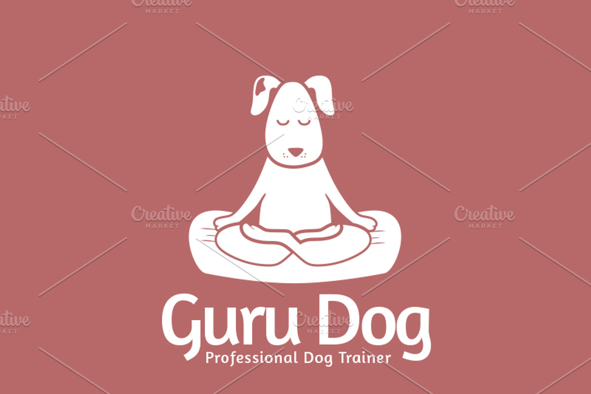 Guru Dog Logo, a Branding & Logo Template by Zlaws (Photo 4 of 5)