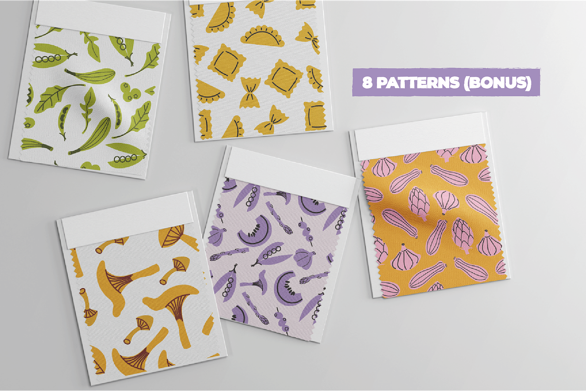 FOOD MARKET VECTOR SET (83 ELEMENTS), an Object Graphic by Bonfloret Studio