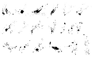 30 Splatter Brushes