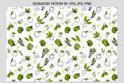 Fruits and vegetables set, a Background Graphic by Imageblend (Thumbnail 5 of 7)