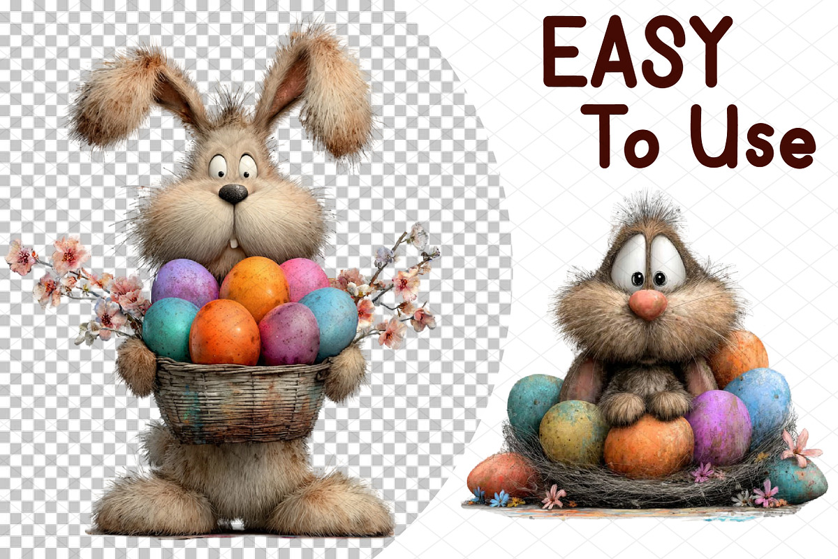 Baby Bunny Easter Illustration Set, an Illustration by cherrydesign (Photo 4 of 4)