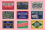 GR Rawdeo - Western Slab Serif, a Slab Serif Font by Garisman Std (Thumbnail 11 of 18)