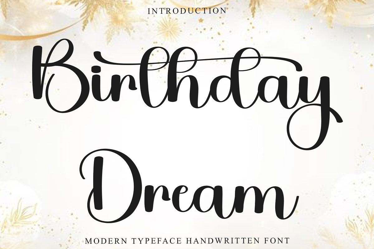 Birthday Dream, a Handwritten Font by InermediaSTUDIO (Photo 1 of 8)