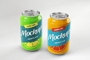 Soda Can Mockup Set, a Packaging Mockup by Deeplab (Thumbnail 13 of 17)