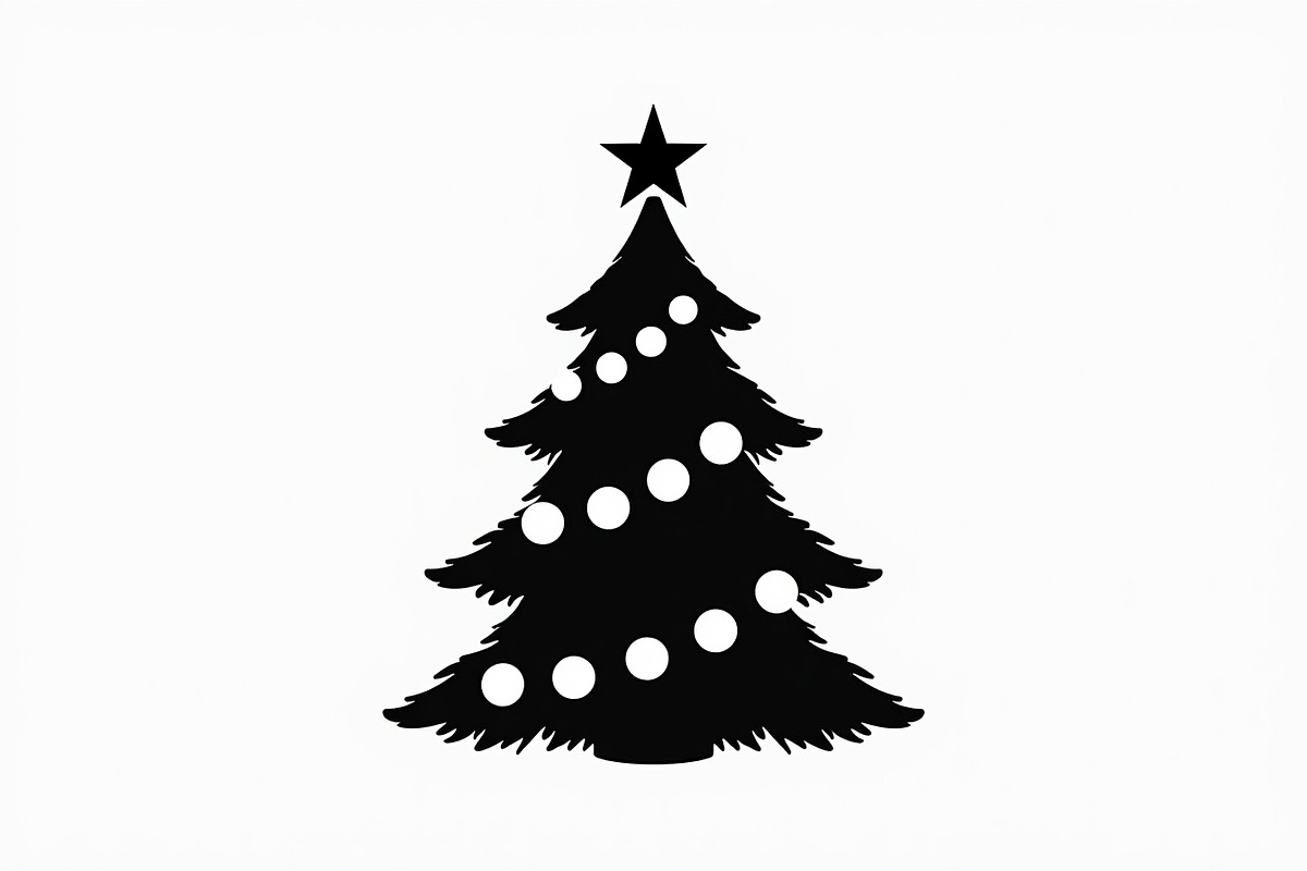 Merry Christmas Tree Clipart Collect, an Illustration by jahid234 (Photo 4 of 21)