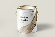 Paint Bucket Mock-up, a Product Mockup by zippypixelstudio (Thumbnail 10 of 12)
