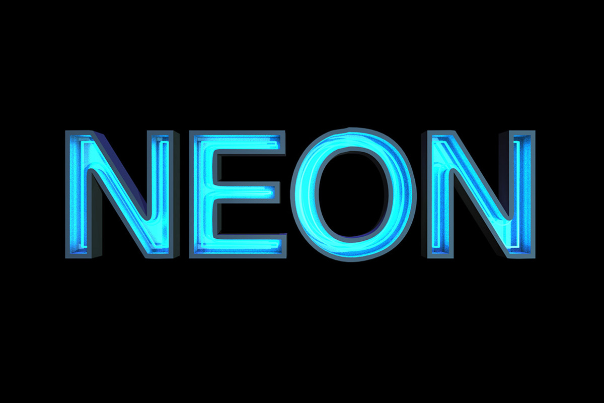 3D FONT | NEON | 3D PSD preview 4