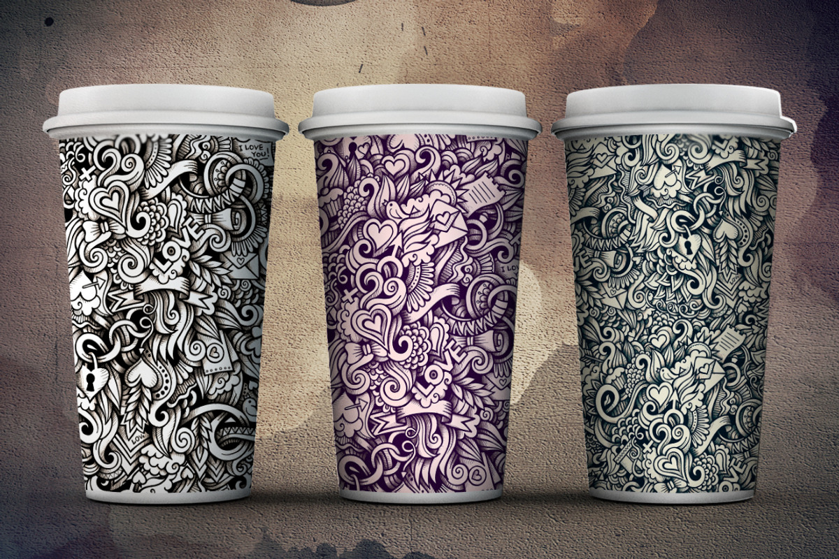 Love Graphics Patterns, a Pattern Graphic by BALABOLKA (Photo 6 of 6)