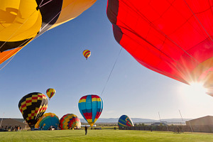 Hot air balloon containing adventure, balloon, and air