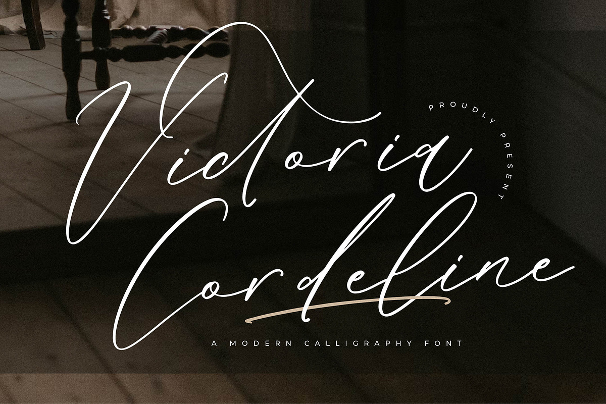Victoria Cordeline A Modern Font, a Script Font by Storytype Studio (Photo 1 of 15)